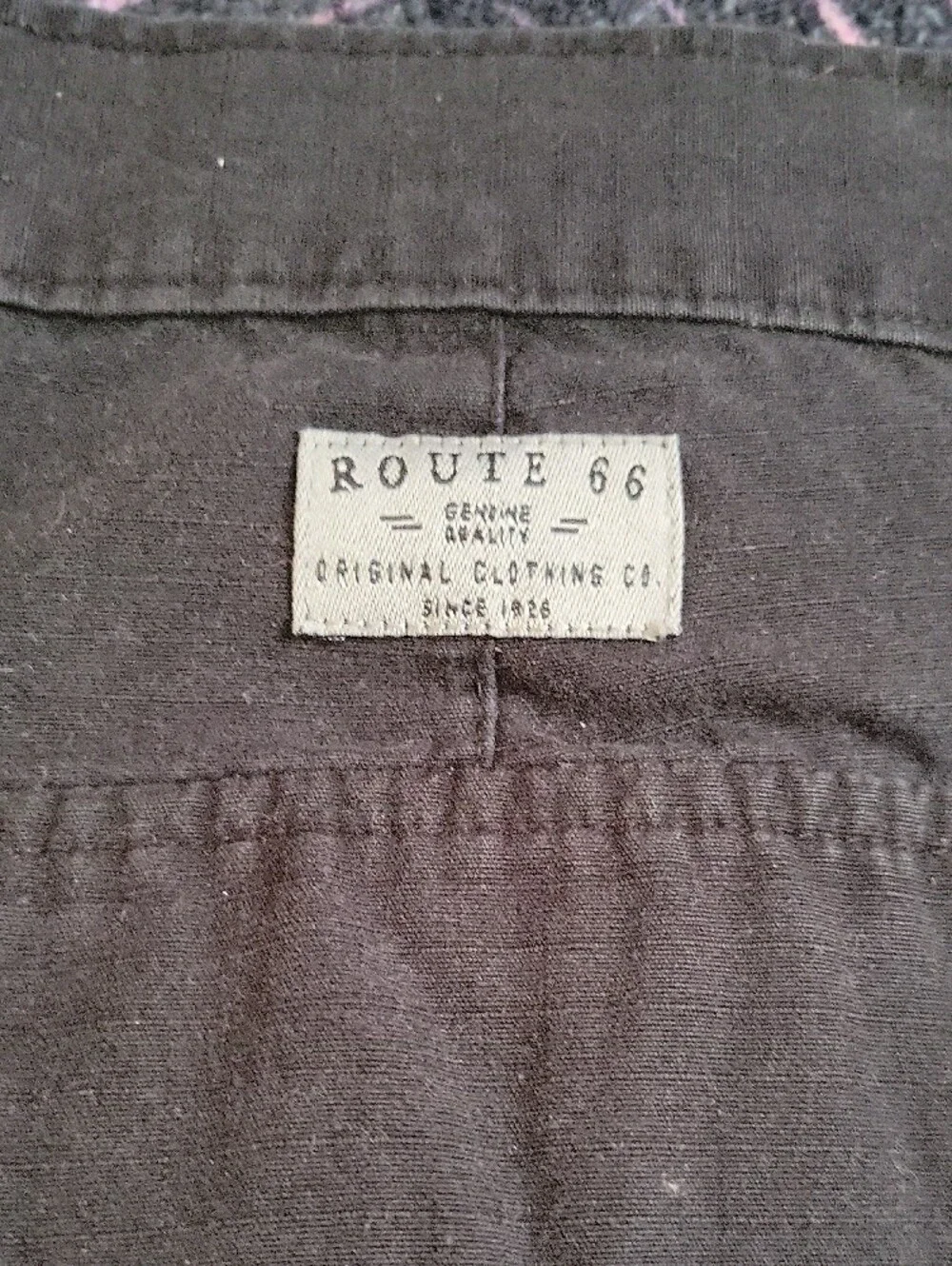 Route 66 Black Cotton Shorts - Size 14